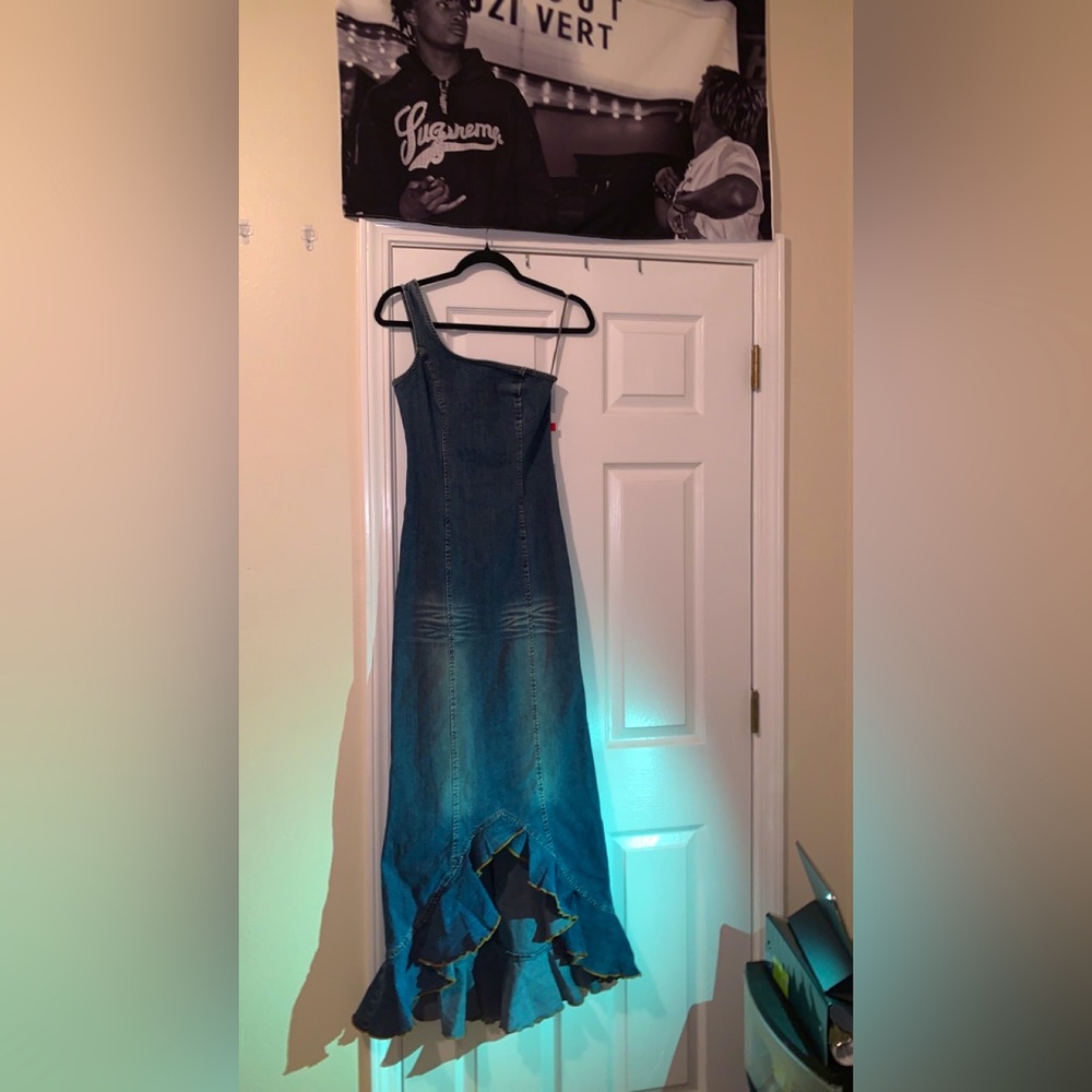 💋XS DENIM DRESS Y2K FASHION (would fit a small)💋